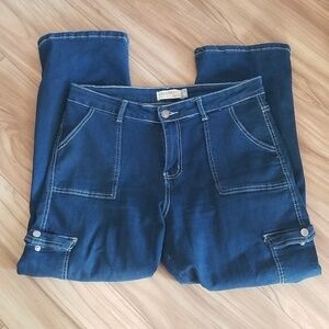 Cargo Jeans Celebrity Ace Stretch Denim Jeans Size 15